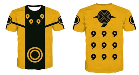 Camisa Camiseta Naruto Modo Kurama Impressão 3D Anime Naruto Shippuden - Image 3