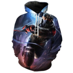 Blusa Jaqueta 3D Kakashi Hatake Chidori Anime Touca Canguru