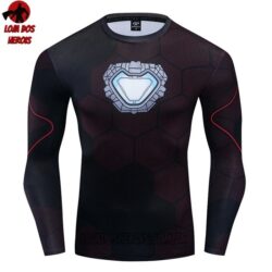 Camisa/Camiseta Hash Guard Tony Stark Clássico Manga Compressão Segunda Pele