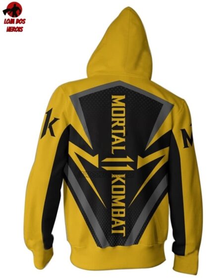 Blusa Jaqueta Casaco Scorpion Mortal Kombat 11 - Image 3