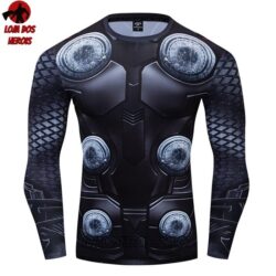 Camisa/Camiseta Hash Guard Thor Vingadores Manga Compressão Segunda Pele