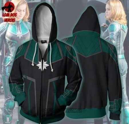 Jaqueta/Blusa/Casaco Capitã Marvel Filme