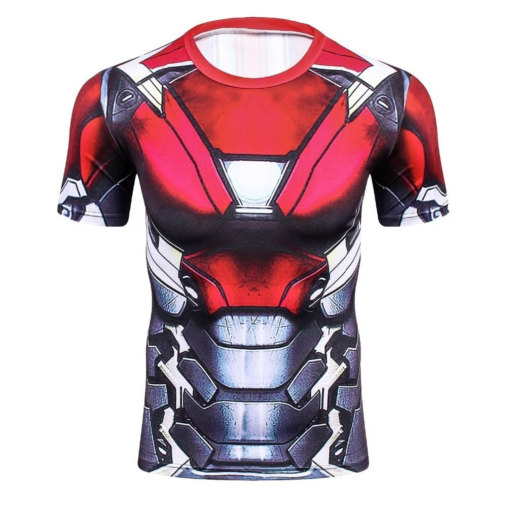 Camisa / Camiseta Hash Guard Compressão Homem de Ferro - Guerra Infinita V2 - Imagem 3