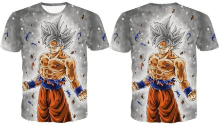 Camisa Camiseta Impressão 3D Goku Dragon Ball Super Estilo Clássico - Image 2