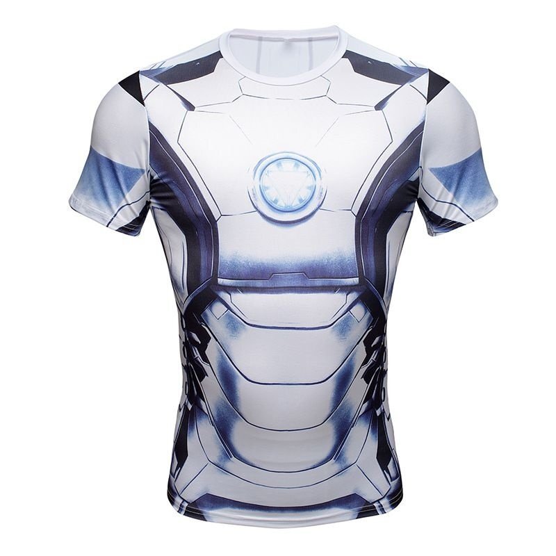 Camisa / Camiseta Hash Guard Compressão Homem De Ferro - Mark l - Imagem 3