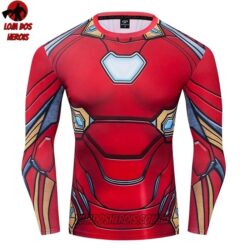 Camisa/Camiseta Hash Guard Homem De Ferro Filme Manga Compressão Segunda Pele