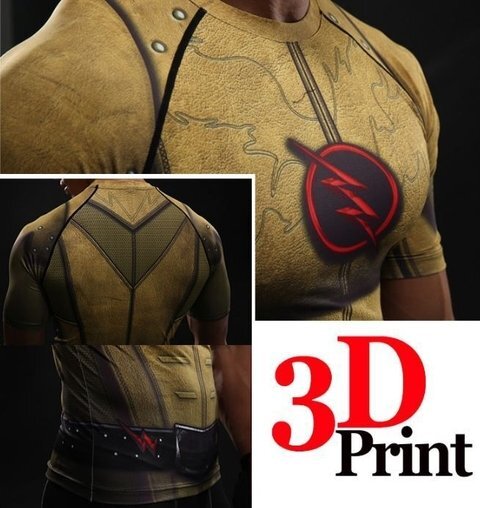 Camisa / Camiseta Hash Guard Flash Reverso Compressão curta - Imagem 5
