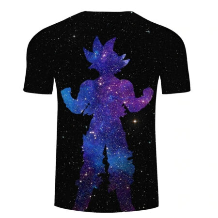 Camisa Camiseta Impressão 3D Goku Anime Dragon Ball Z Estilo Clássico - Image 2