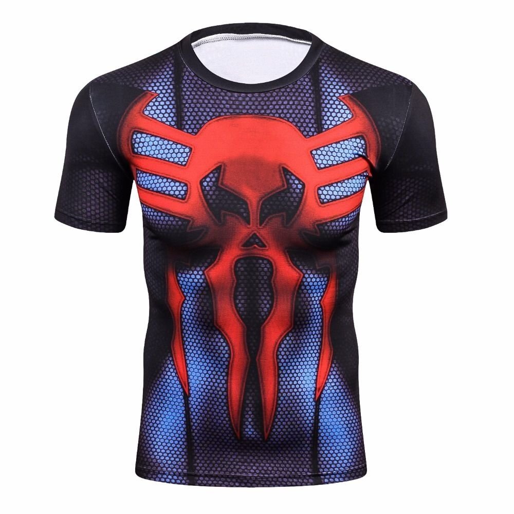 Camisa / Camiseta Hash Guard Compressão Homem Aranha 2099 - Imagem 3