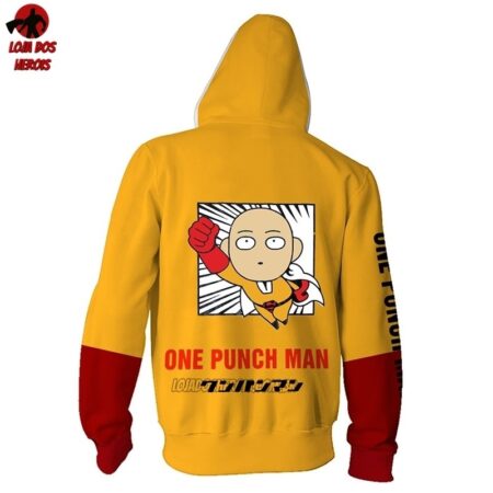 Blusa Jaqueta Casaco Saitama - One Punch Man - Image 3