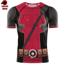 Camisa/Camiseta Hash Guard Deadpool Clássico Compressão Segunda Pele