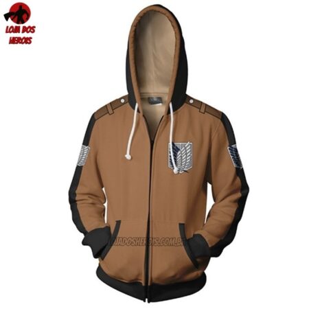 Blusa Jaqueta Casaco Eren Yeager Modelo 2 - Attack On Titan - Image 2