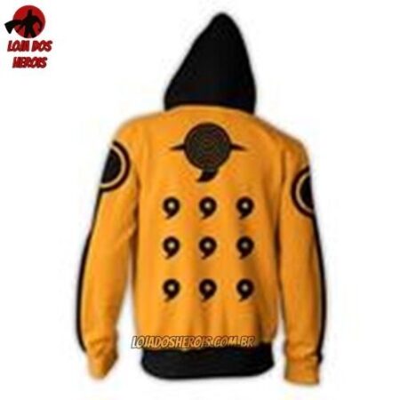 Jaqueta/Blusa/Casaco Naruto Uzumaki Modo Rikudou - Image 3