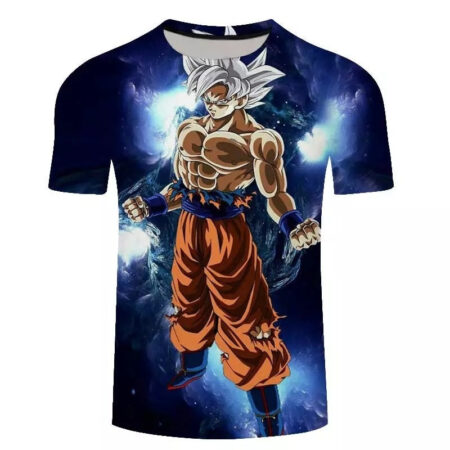 Camisa Camiseta Blusa Black Goku Instinto Superior