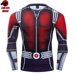 Camisa/Camiseta Hash Guard Homem Formiga Filme Manga Compressão Segunda Pele