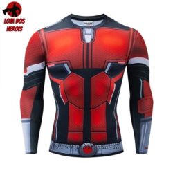 Camisa/Camiseta Hash Guard Homem Formiga Clássico Manga Compressão Segunda Pele
