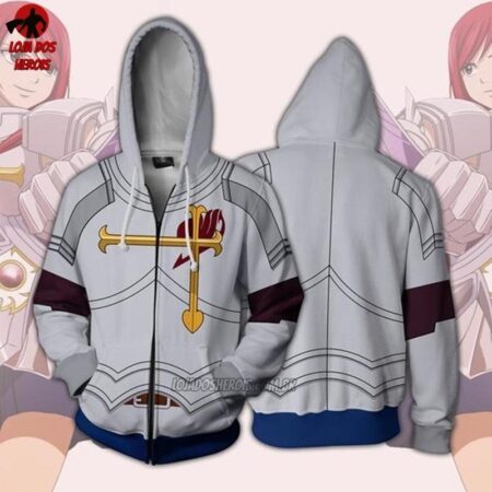 Blusa Jaqueta Casaco Erza Scarlet - Fairy Tail