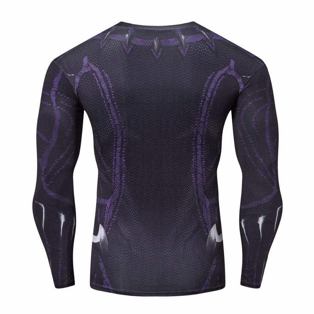 Camisa / Camiseta Hash Guard Compressão Pantera Negra - Filme - Imagem 3