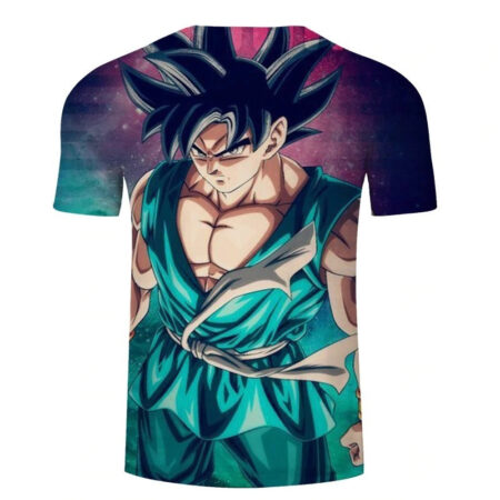 Camisa Camiseta Impressão 3D Goku Dragon Ball Gt Estilo Clássico - Image 2