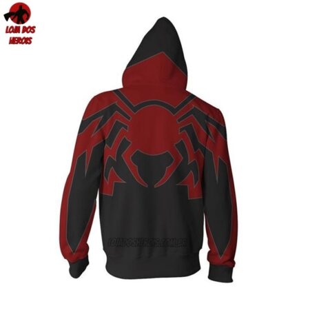 Blusa Jaqueta Casaco Homem Aranha Escarlate Desenho - Image 3