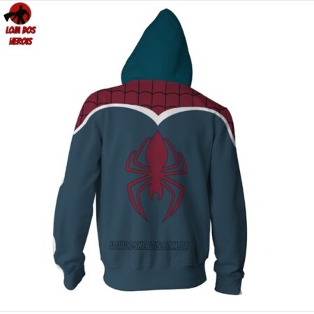 Blusa Jaqueta Casaco Homem Aranha Traje Spider-UK Game - Image 3