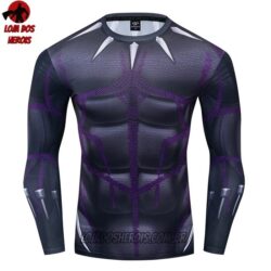 Camisa/Camiseta Hash Guard Pantera Negra Manga Compressão Segunda Pele
