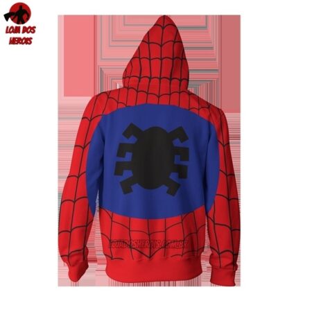 Blusa Jaqueta Casaco Homem Aranha Clássico - Image 3