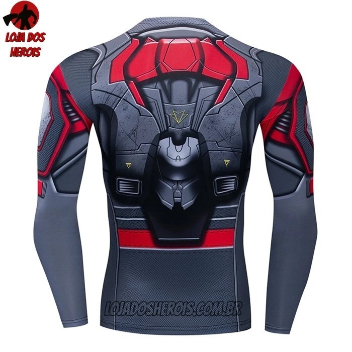 Camisa/Camiseta Hash Guard Falcão Vingadores Manga Compressão Segunda Pele - Imagem 2
