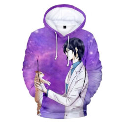 Blusa Jaqueta 3D Full Raizel Com Um Gato Anime Noblesse Top