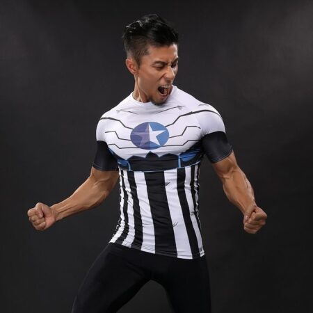 Camisa / Camiseta Hash Guard Pantera Negra Vingadores Compressão