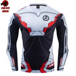 Camisa/Camiseta Hash Guard Vingadores Ultimato Uniforme Mod 2 Manga Compressão Segunda Pele