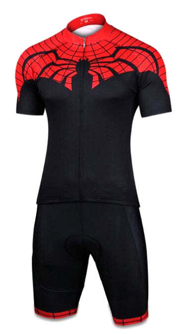 Macacão Ciclismo Homem Aranha Hq Masculino e Feminino c/ Forro e Breteri Pedal - Imagem 2