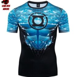 Camisa/Camiseta Hash Guard Lanterna Azul Compressão Segunda Pele