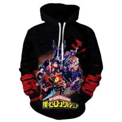 Blusa Jaqueta 3D Full Turma 1A My Hero Academia Anime Top