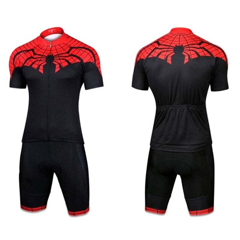 Macacão Ciclismo Homem Aranha Hq Masculino e Feminino c/ Forro e Breteri Pedal