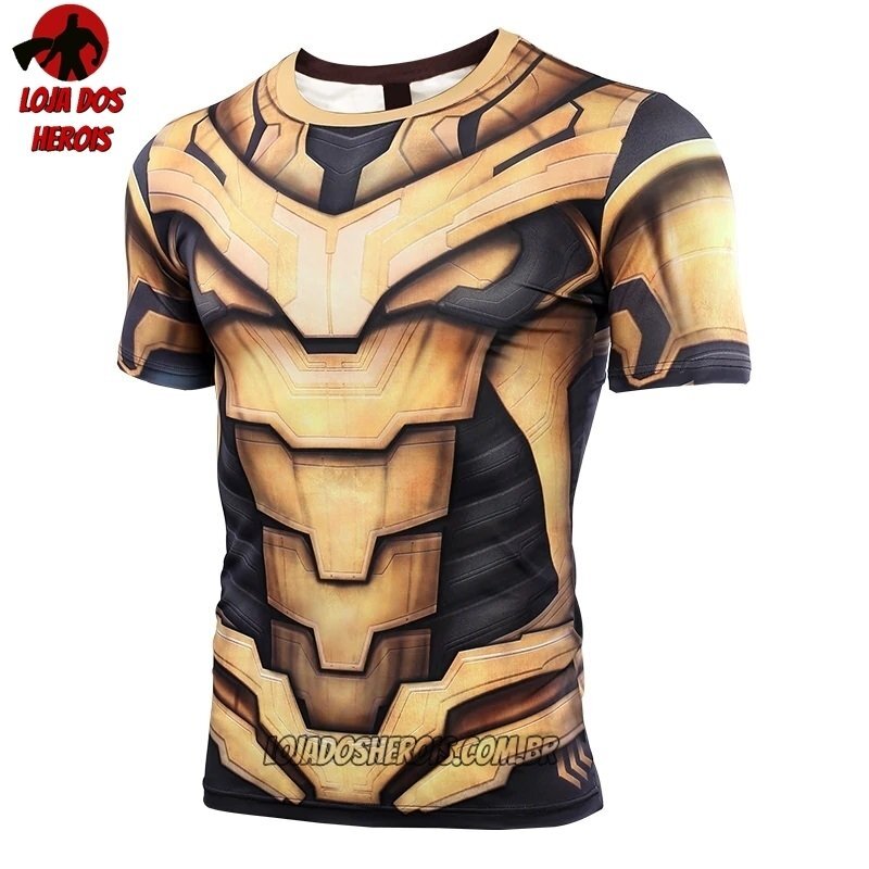 Camisa/Camiseta Hash Guard Thanos Filme 2019 - Vingadores Ultimato Endgame Compressão