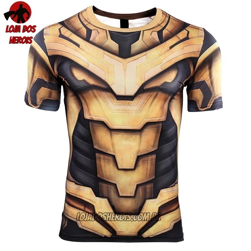 Camisa/Camiseta Hash Guard Thanos Filme 2019 - Vingadores Ultimato Endgame Compressão - Imagem 3