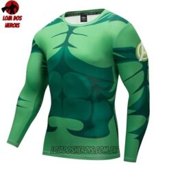 Camisa/Camiseta Hash Guard Hulk Clássico Manga Compressão Segunda Pele