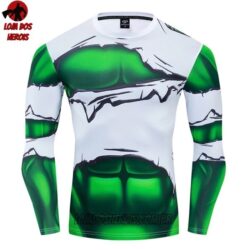 Camisa/Camiseta Hash Guard Hulk Hq Manga Compressão Segunda Pele