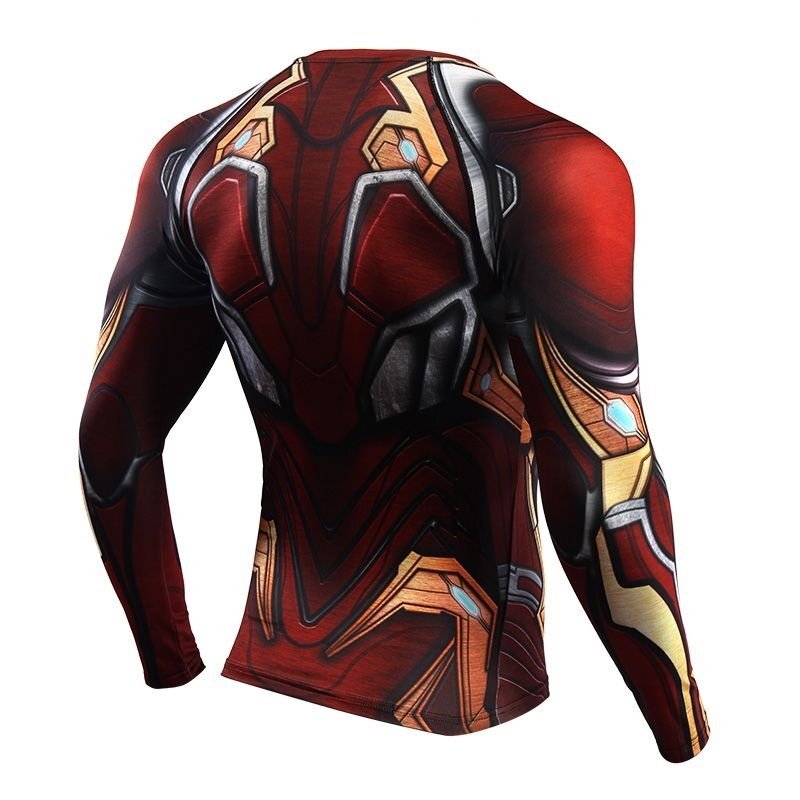 Camisa / Camiseta Hash Guard Compressão Homem De Ferro - Guerra Infinita - Imagem 3