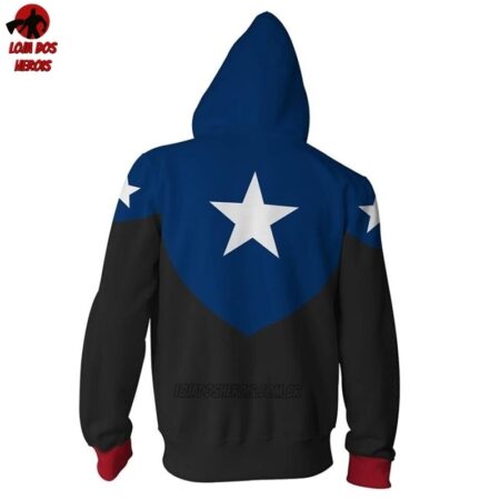 Blusa Jaqueta Casaco Capitão América Vingadores Desenho - Image 3