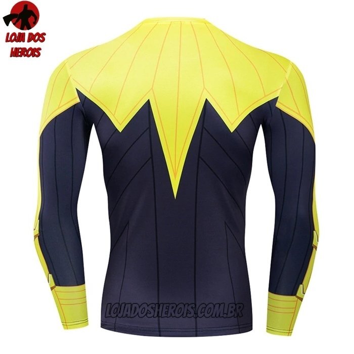 Camisa/Camiseta Hash Guard Lanterna Amarelo Clássico Manga Compressão Segunda Pele - Imagem 2