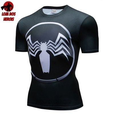Camiseta/Camisa Venom Filme Compressão Hash Guard