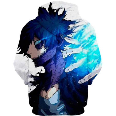 Blusa Jaqueta 3D Full Dabi Vilão My Hero Academia Anime Top - Imagem 2