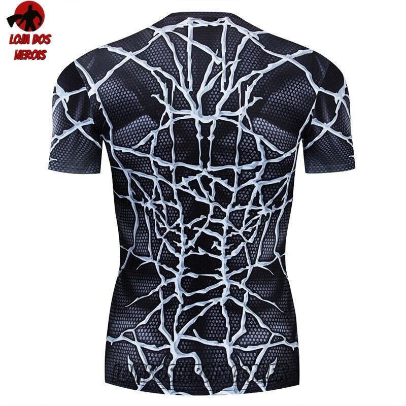 Camisa/Camiseta Hash Guard Venom Desenho Compressão Segunda Pele - Imagem 2