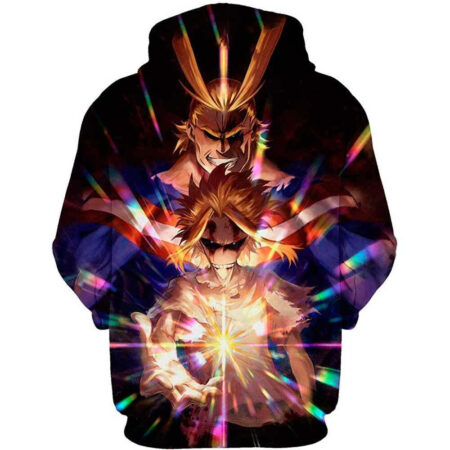 Blusa Jaqueta 3D Full All Might Transformação My Hero Academia Anime Top - Imagem 2
