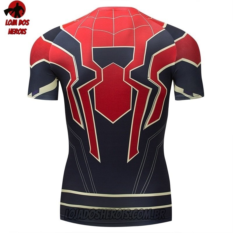 Camisa/Camiseta Hash Guard Aranha De Ferro Compressão Segunda Pele - Imagem 2