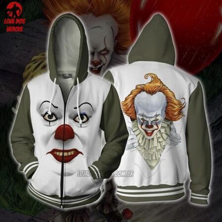 Blusa Jaqueta Casaco Pennywise IT: A coisa Filme Modelo 2