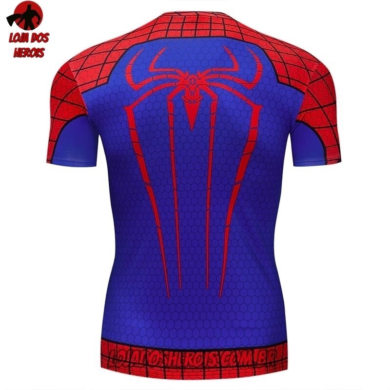Camisa/Camiseta Hash Guard Homem Aranha Clássico Compressão Segunda Pele - Imagem 2