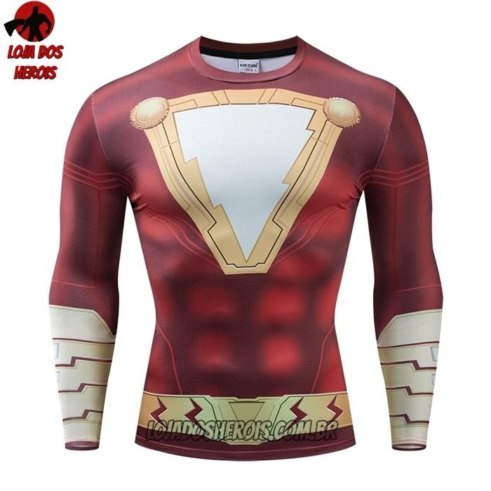 Camisa/Camiseta Hash Guard billy Filme Manga Compressão Segunda Pele